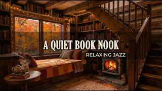 Discover Your Happy Place in This Cozy Autumn Cabin with Jazz and Fireplace