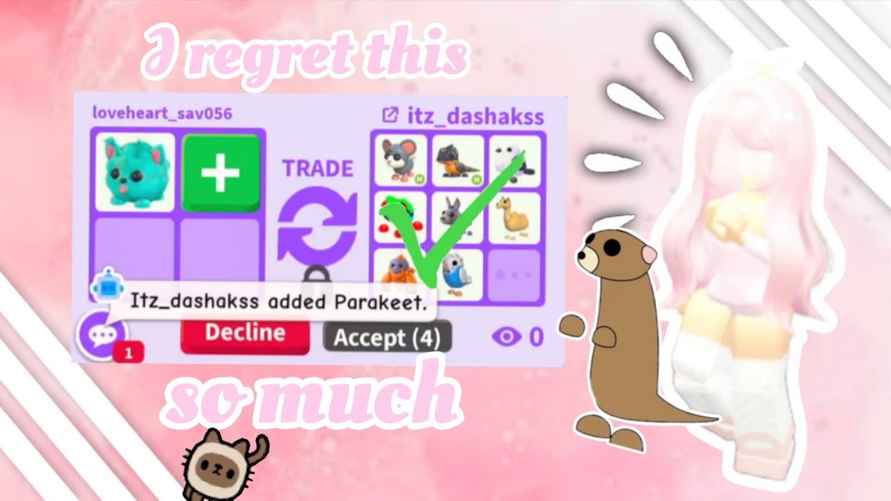 Nooo!! Why did I do this trade (I regret it)