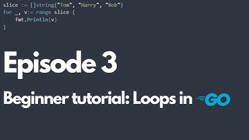 Episode 3: (For & While) Loops in Golang