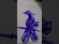 Ninja sketch by ball pen 🖊️/ bu Naina arts/ sketch/