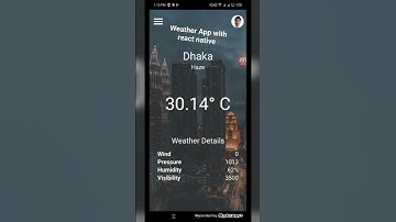 Weather App with react native