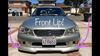 is300 Front Lip Install and #SSHB updates