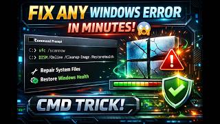 Fix ANY Windows Error in Minutes with This CMD Trick 😳