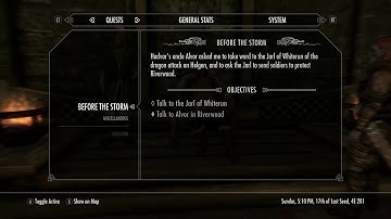 Skyrim walkthrough: before the storm part 2, Bleak falls Barrow part 1