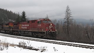 Skeena Pacific Cpkc Potash Empties East, Mile 87.3 Shuswap Sub, Squilax, Bc, Canada 2025 12 03