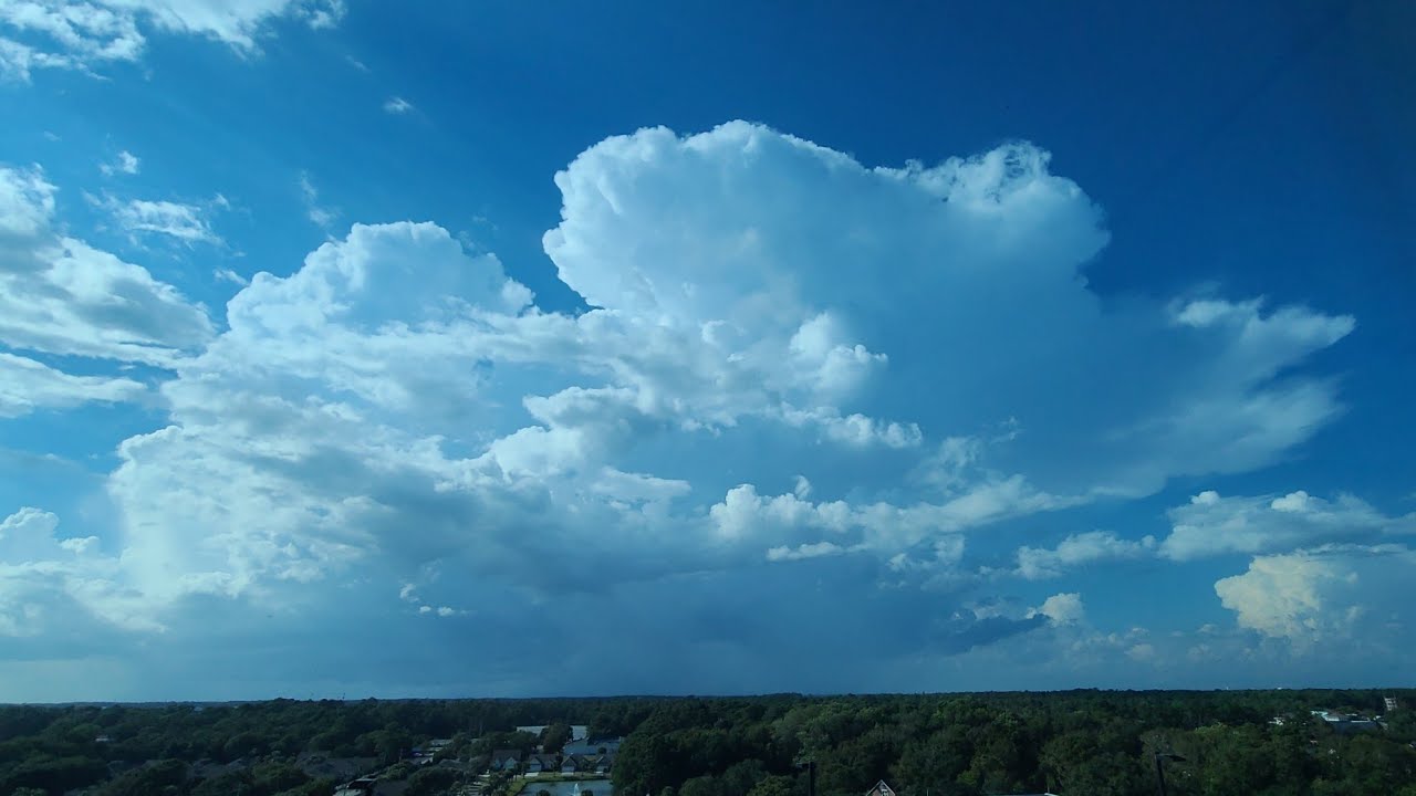 September 26th 2025 Thunderstorm Development in Myrtle Beach SC 
