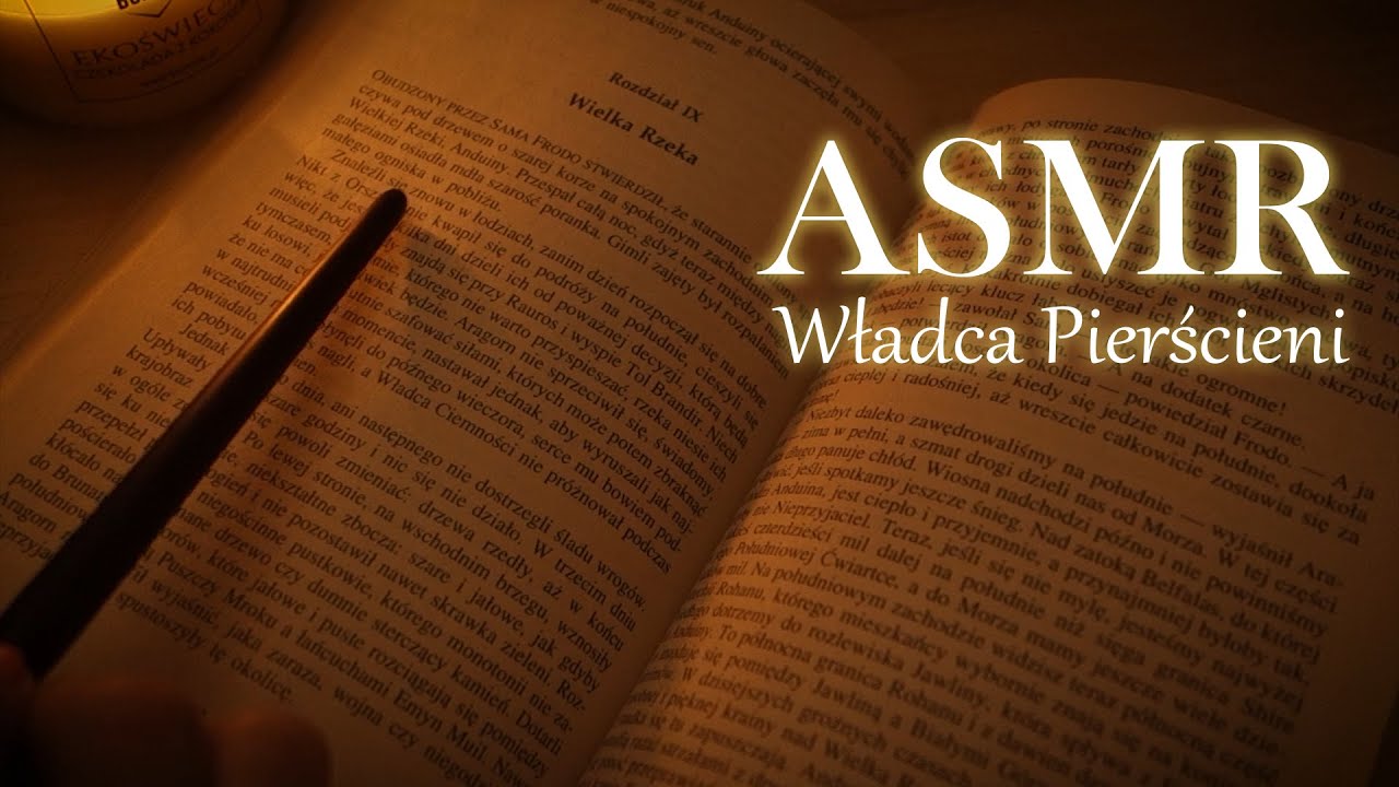 ASMR [PL] | czytam ci do snu Władcę Pierścieni | bliski szept po polsku