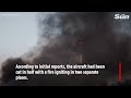 Moment jet crashes in front of crowd at packed air show in Greece – as two pilots killed