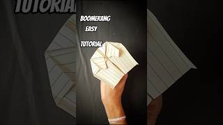 boomerang plane easy tutorial #viral #papercraft