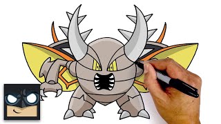 how to draw mega pinsir pokemon