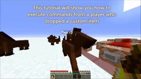 Minecraft - Drop Detection Tutorial | Command Block Advent Calendar [Day 10]