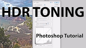 Photoshop Use HDR Toning on a Single Image