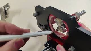 Precision Concealed Hinge Jig Hole Drill Guide 35Mm Cabinet Hinge Boring Jig Template Euro Hinge Jig