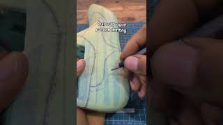Making Oxford Brogue pattern #howto #patternmaking