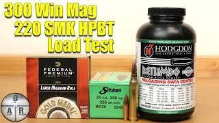 300 Win Mag - Thompson Center Compass- Load development 220 Sierra Match King and Hodgdon Retumbo