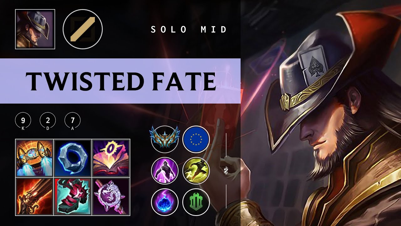 Twisted Fate Mid vs Ekko - EUW Challenger Patch 25.24