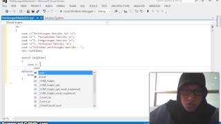 Tutorial Visual Studio 2012 with C++ : Matrix Calculation Part 1