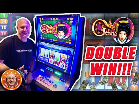 MAX BET $45 SPINS ON GEISHA SLOTS 🥢LINE HIT JACKPOT + BONUS RETRIGGER JACKPOT! 🥢