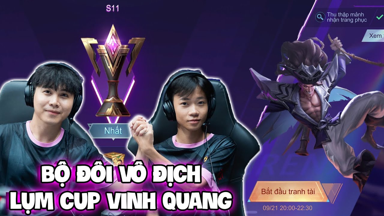 VUX CÙNG ĐỒNG ĐỘI GOODBYE VÔ ĐỊCH VÀ PHÚC RĂM HỦY DIỆT CUP VINH QUANG ...