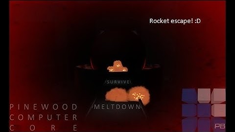 ROBLOX Pinewood Computer Core ROCKET ESCAPE!!! (January 2015)