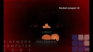 ROBLOX Pinewood Computer Core ROCKET ESCAPE!!! (January 2015)