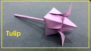 How to make Tulip paper? /DIY/handmade by Suokea SK/Ep#17