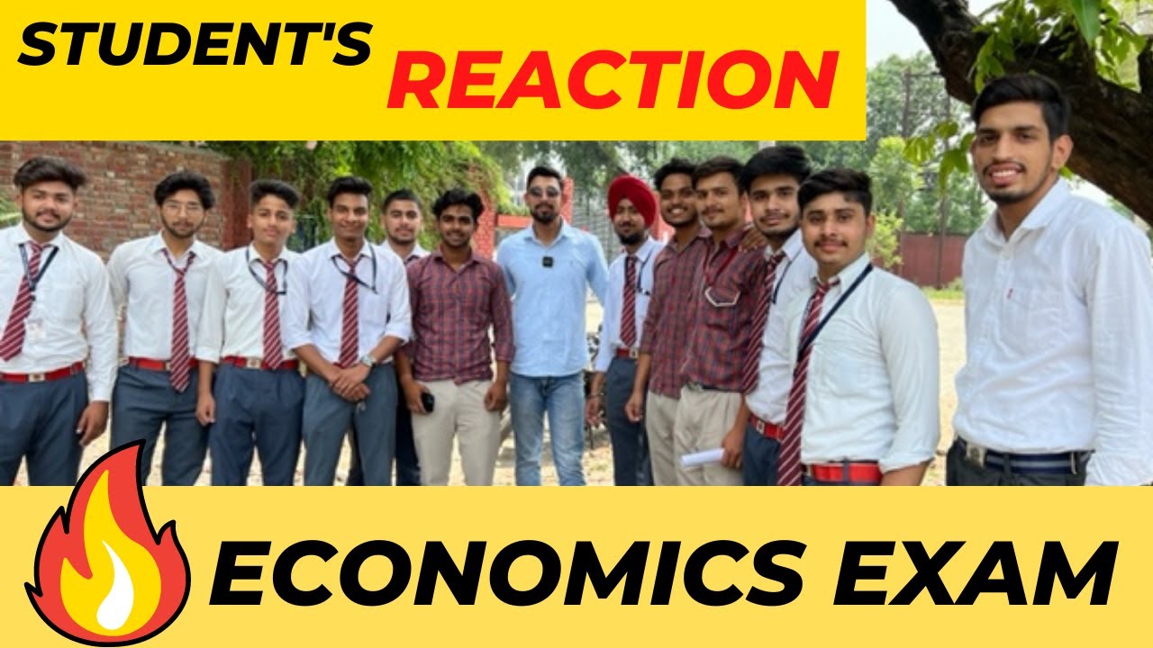 Student's Reaction 😱😱| ECONOMICS TERM 2 Exam 🔥🔥 | CBSE Class 12