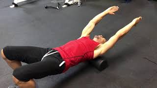 Using foam roller to improve your posture