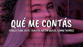 Download Lagu Dímelo Flow, Sech, J Balvin, Justin Quiles, Lenny Tavárez - Qué Me Contás // Letra MP3