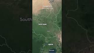 'South Sudan 🌍 Expedition: Google Earth Zoom Across 619,745km!