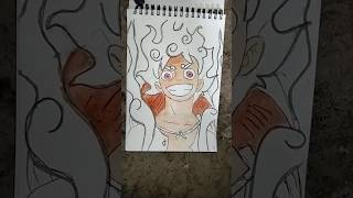 draw luffy 5th gaer #animeeart #drawing #art