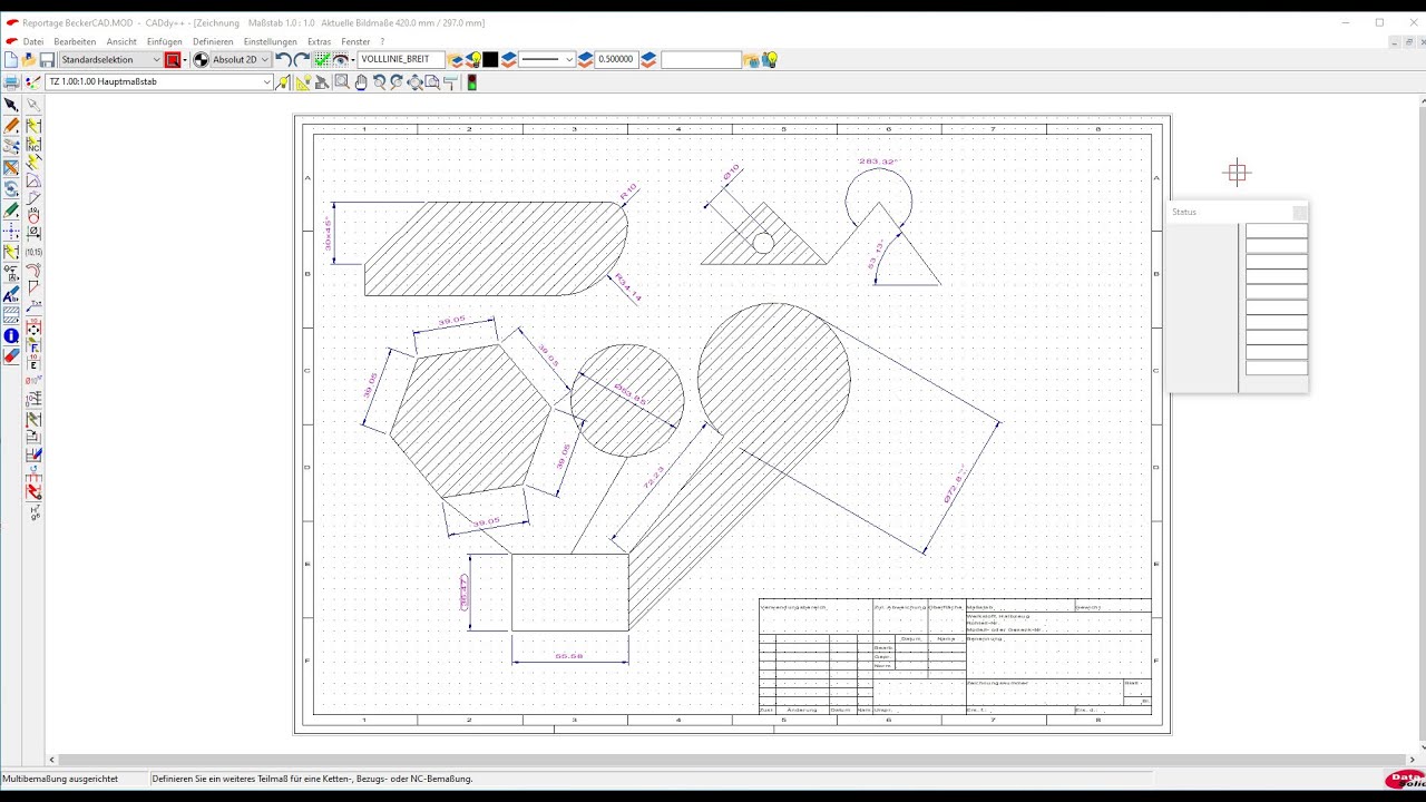 BeckerCAD 3D Pro Einblicke in die 2DFunktionen YouTube