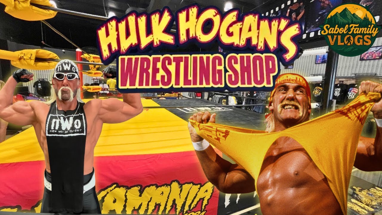Полный обзор нового магазина рестлинга Халка Хогана | Пиджен-Фордж, Теннесси! Подписанные пояса, ...