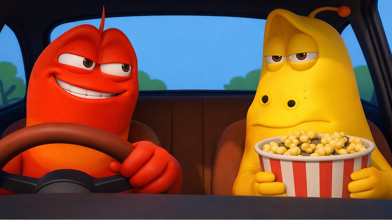 Driving and snacks | LARVA SEASON 3 EPISODE | Cartoon Movie | Cartoons | Comics Official