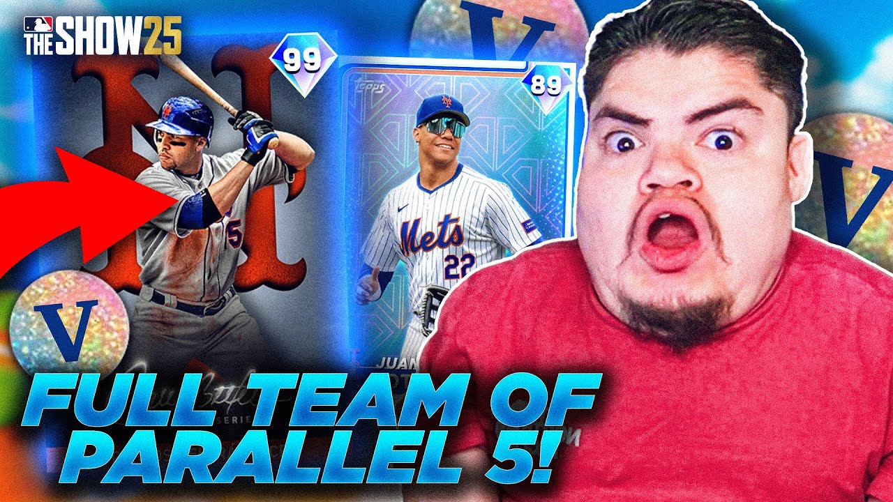 I Used A Full Parallel 5 Team In MLB The Show 25.