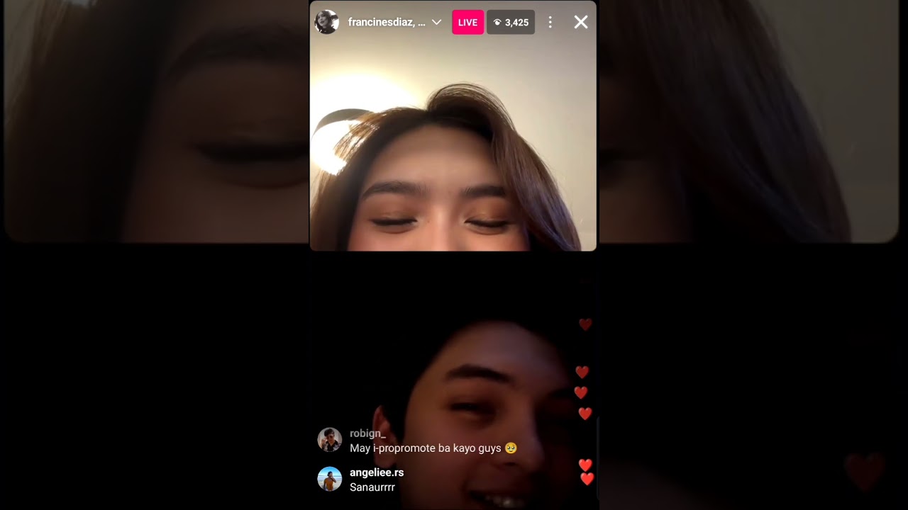Part 1 Francine Diaz Tinawag na Mahal si Seth Fedelin sa Instagram Live Pagkatapos in end ang Live