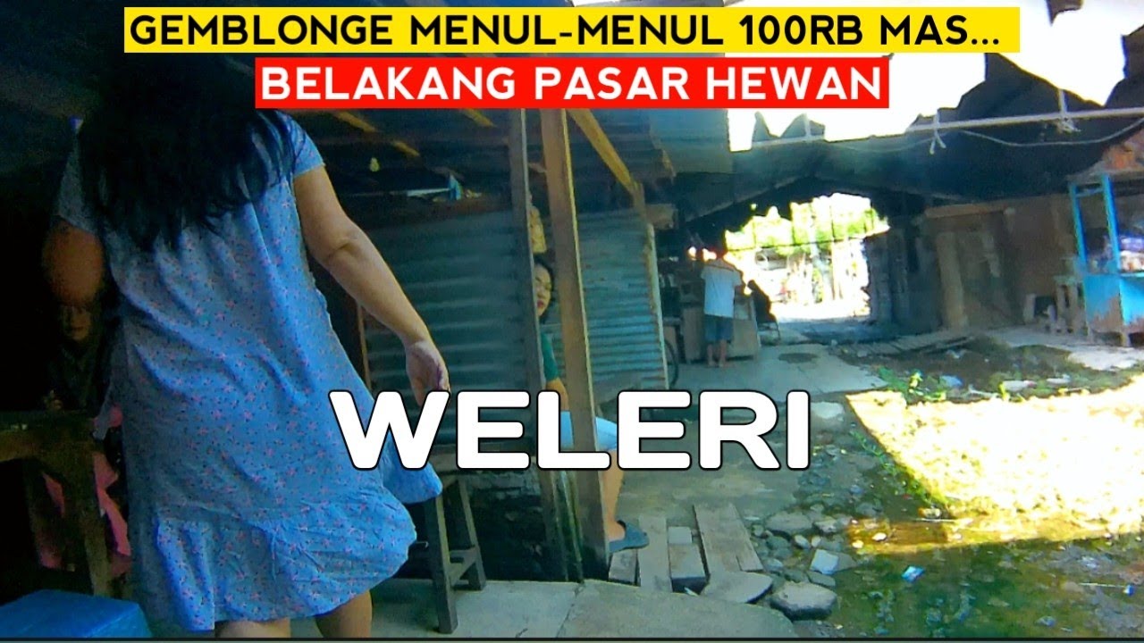 𝗪𝗘𝗟𝗘𝗥𝗜❗Gemblongnya 100ribu enak menul2 lho mas... di warung kopi pasar hewan.
