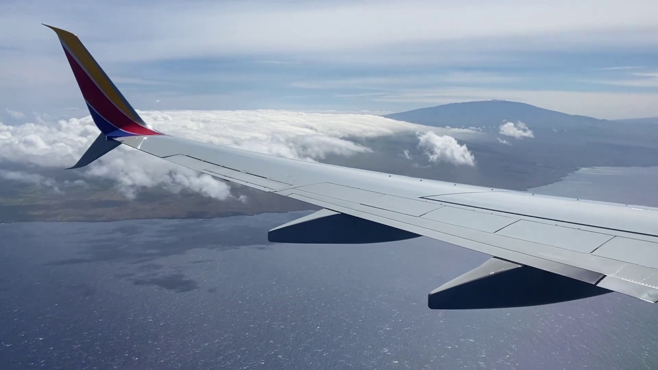 Southwest Airlines 737800 Landing in KailuaKona Hawaii YouTube