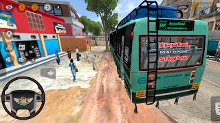 BUS SIMULATOR INDIA FULL PASSENGER LODE Different Road Bus game TNSTC old திருநெல்வேலி village road  screenshot 3