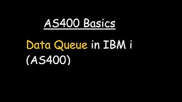 Data Queue in IBM i (AS400)