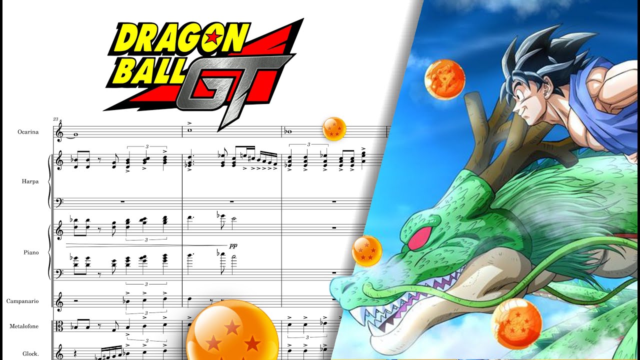 Sorriso Resplandecente Dragon Ball GT PARTITURA / Banda Percussão