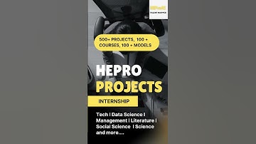 HEPro Internship Project and Assignments #internship #project #ai #career #projecttraining