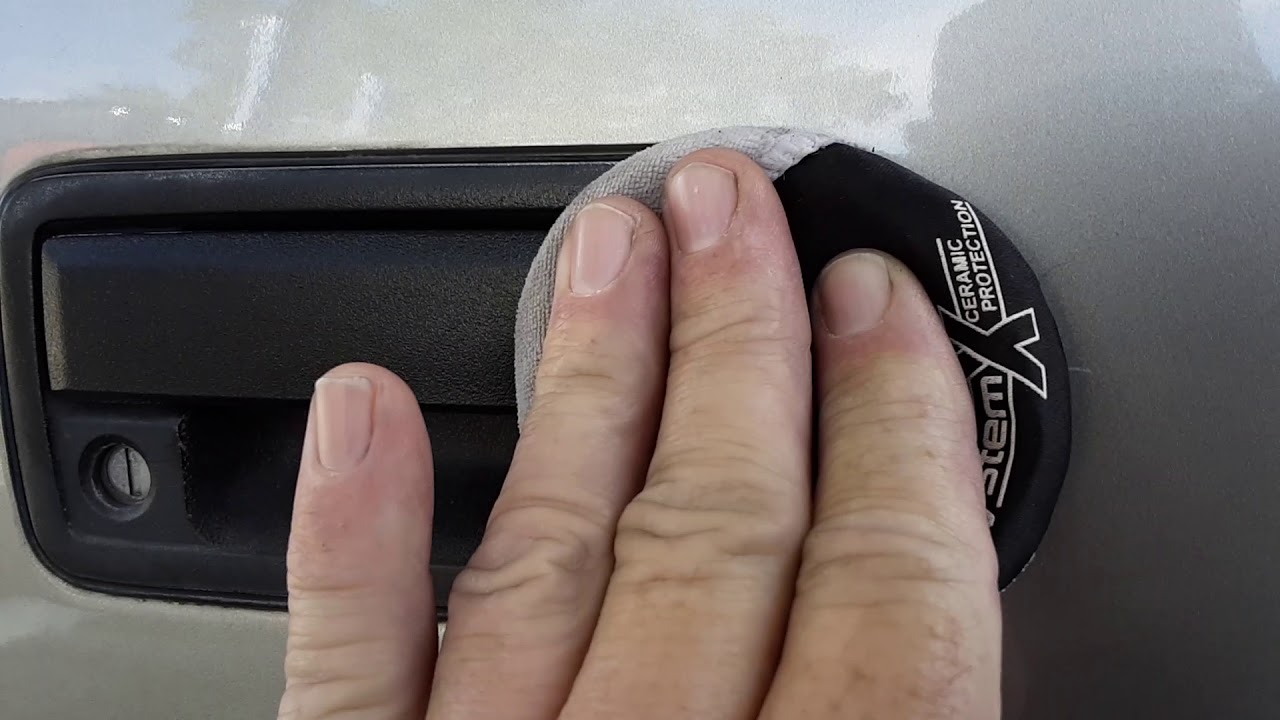 System X ceramic coating on Plastics YouTube