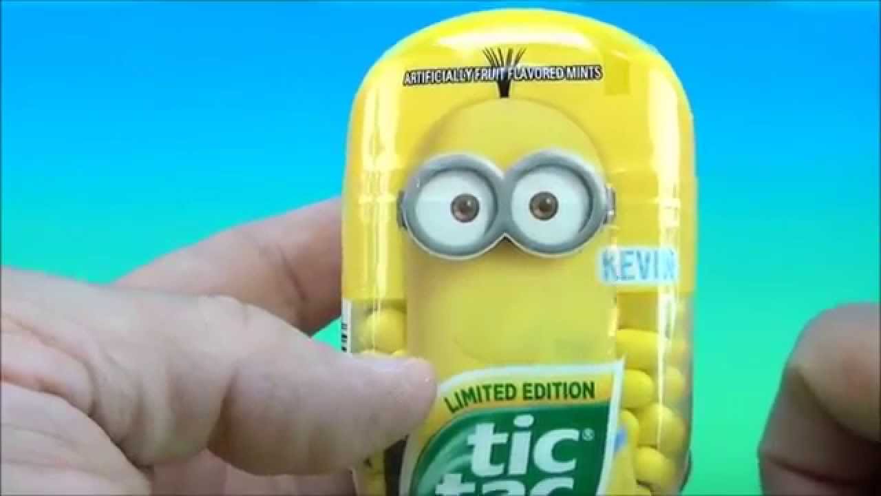 MINIONS MOVIE TIC TACS BREATH MINT REVIEW - YouTube