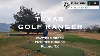 everyshot, playing 6-holes Watters Creek futures course (Dec, 2022)