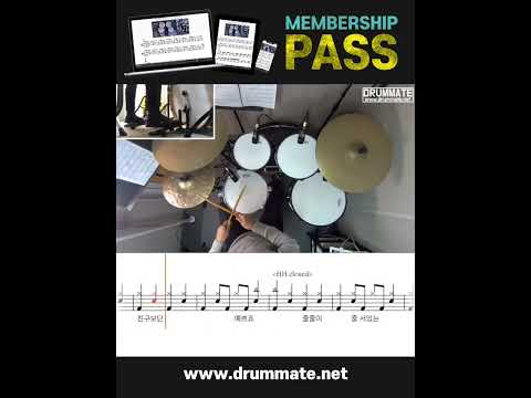 피너츠송 - <strong>상상밴드</strong>  #drumcover #drumsheetmusic #drumtutorial