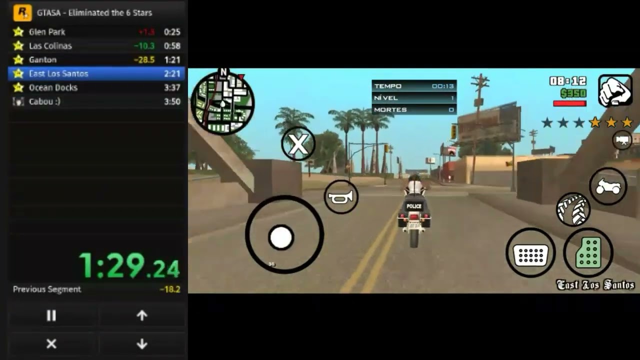 Eliminando As 6 Estrelas No Come O Em 02 32 GTA San Andreas YouTube 