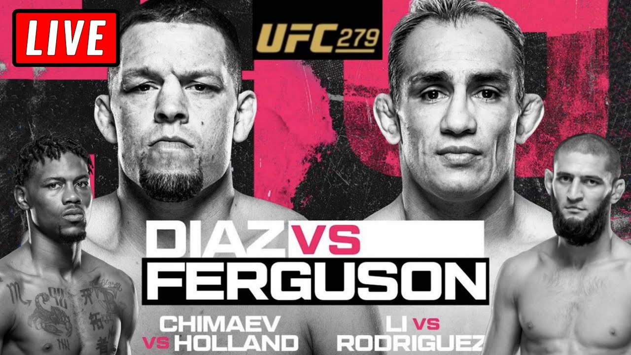 🔴 UFC 279 Live Stream - DIAZ vs FERGUSON + CHIMAEV vs HOLLAND Watch Along Reactions