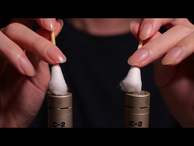 ASMR Mic Rubbing & Ear Cleaning | Behringer C-2 (No Talking)