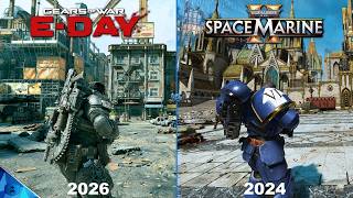 Gears of War: E-Day vs Warhammer 40,000: Space Marine 2 - Graphics and Details Comparison